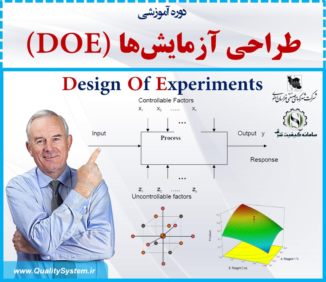 دوره آموزشی طراحی آزمایش ها